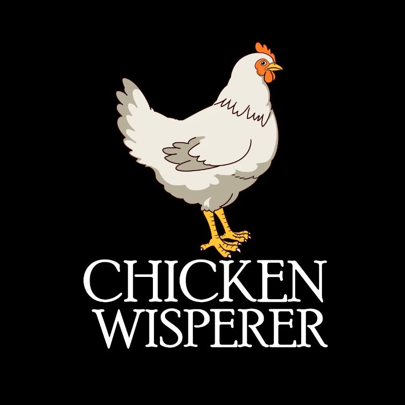 Conception de poulets cadeau poulet chuchotement drôle