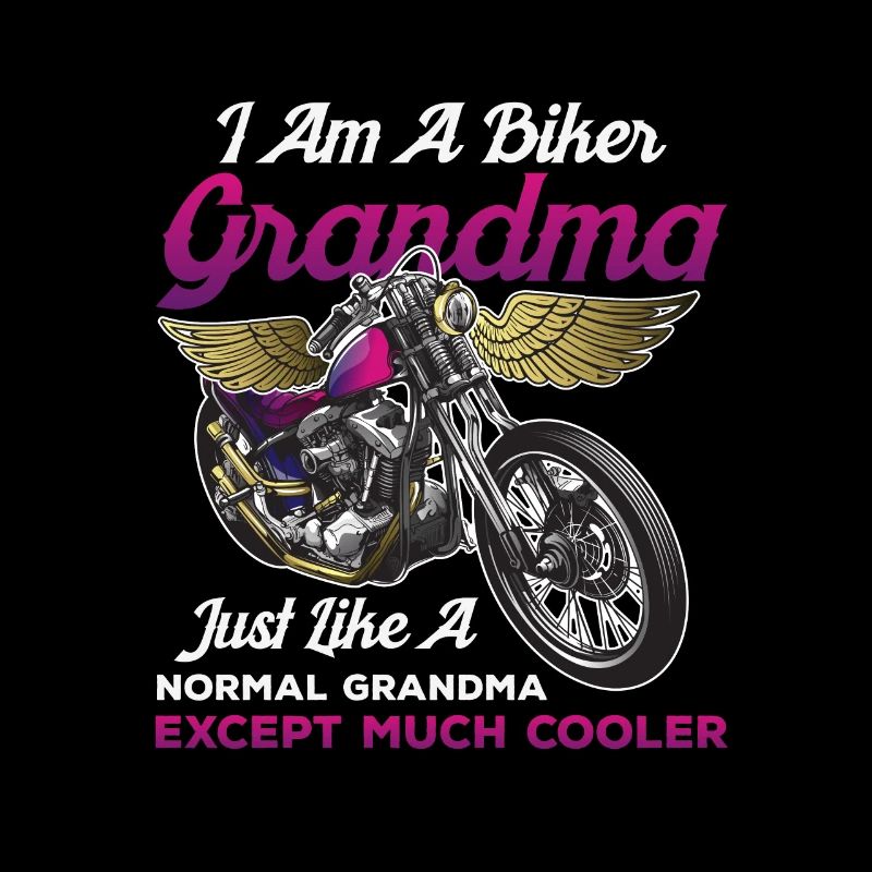 Ich bin ein Biker-Oma-Druck - Cooles Oma-Design