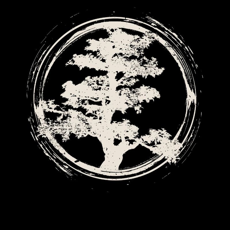 Japanese Zen Master Bonsai Tree Gift Design Idea