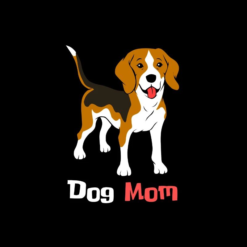 Chiens maman mignon design mignon