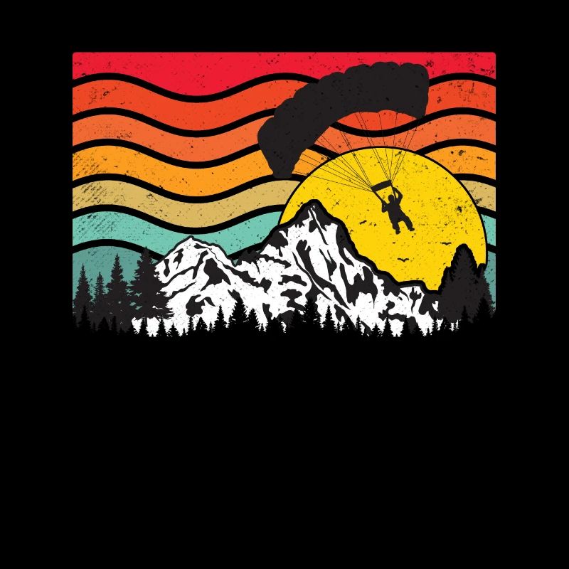 Paragliding Paragliding Paragliding Retro