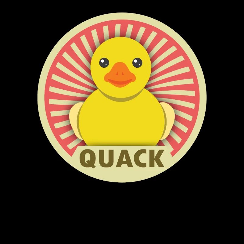 Quack de canard en caoutchouc vintage