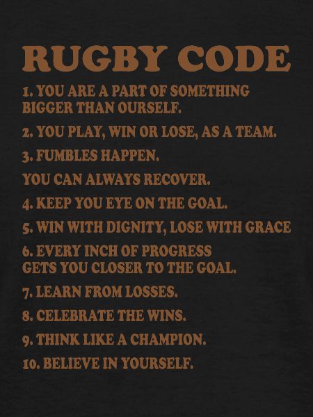 RUGBY CODE TEAM COACH