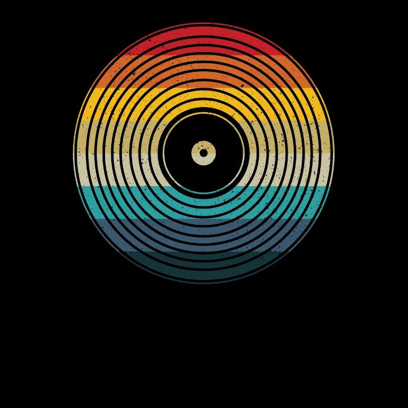 Vinyle rétro coucher de soleil - LP Vinyl Collector Gift