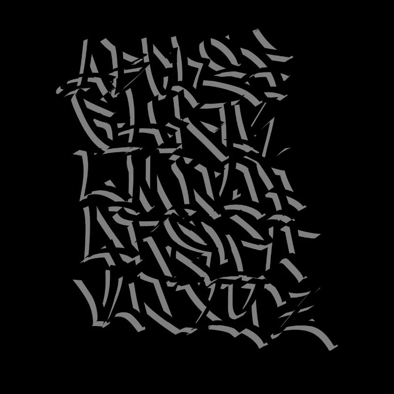 Graffiti-Alphabet schreiben