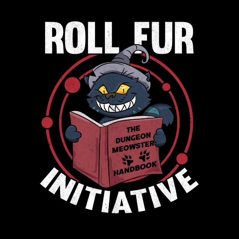 Dungeon Meowster Roll For Initiative D20 RPG