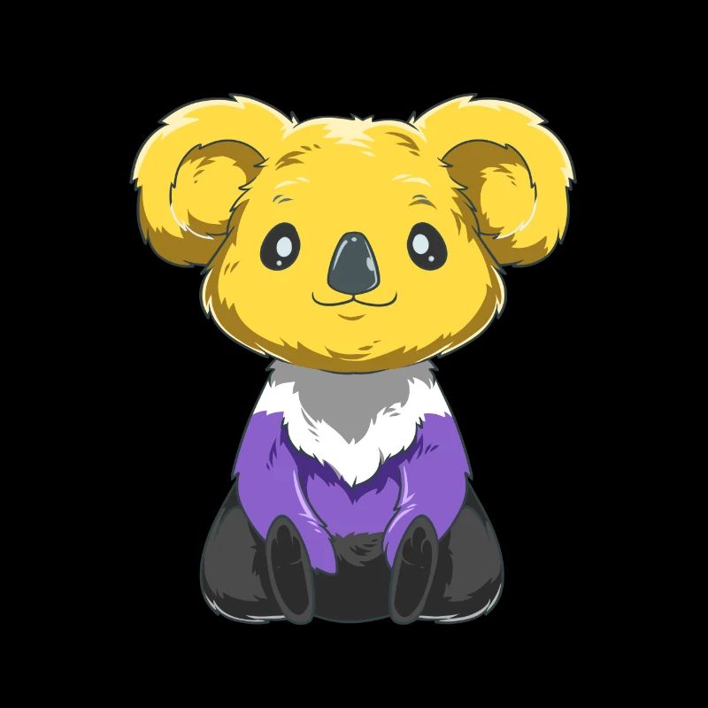 Koala non binaire et genderqueer mignon