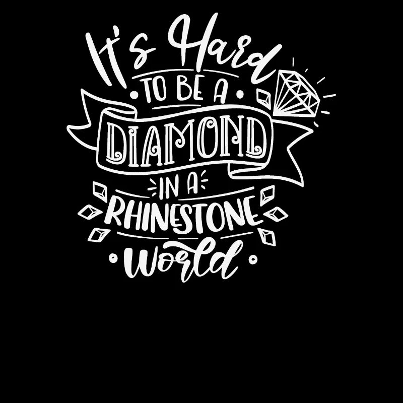 Diamants Il est difficile d’être un diamant dans un