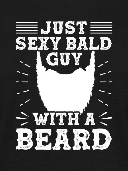 Bearded bald man