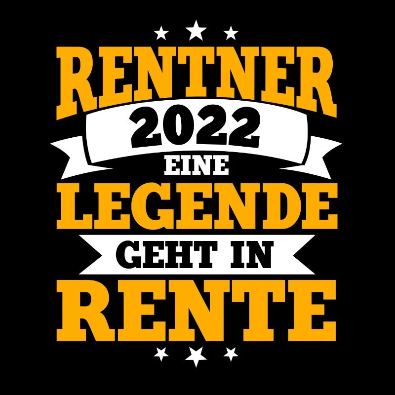 Rente 2022, Lustiges Geschenk mit Spruch, Mann