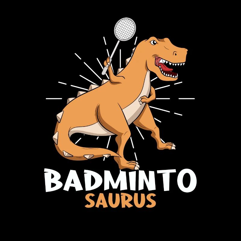 Badminto Saurus Rex Birdie Shuttlecock Dino