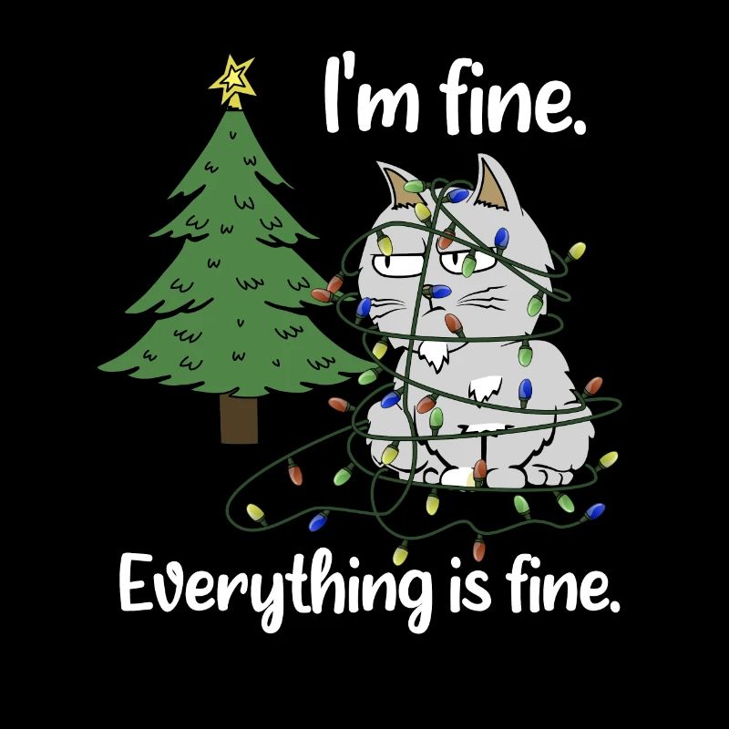 Sto bene Entangled Cat Christmas Light