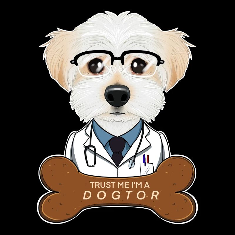 Veterinary Maltese Trust Me Im A Dogtor