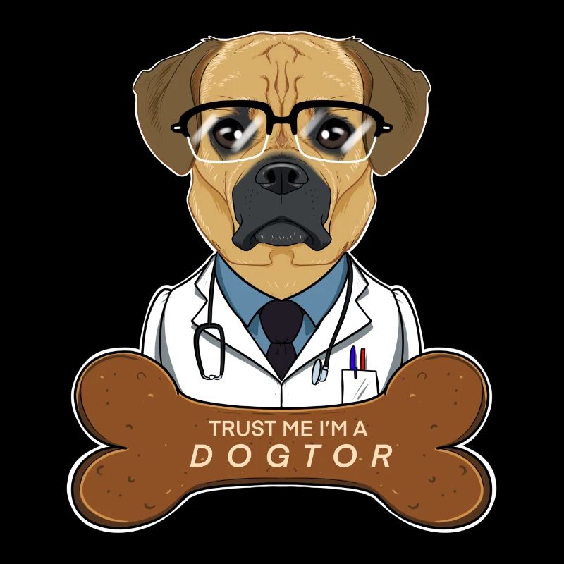 Veterinary Puggle Trust Me Im A Dogtor