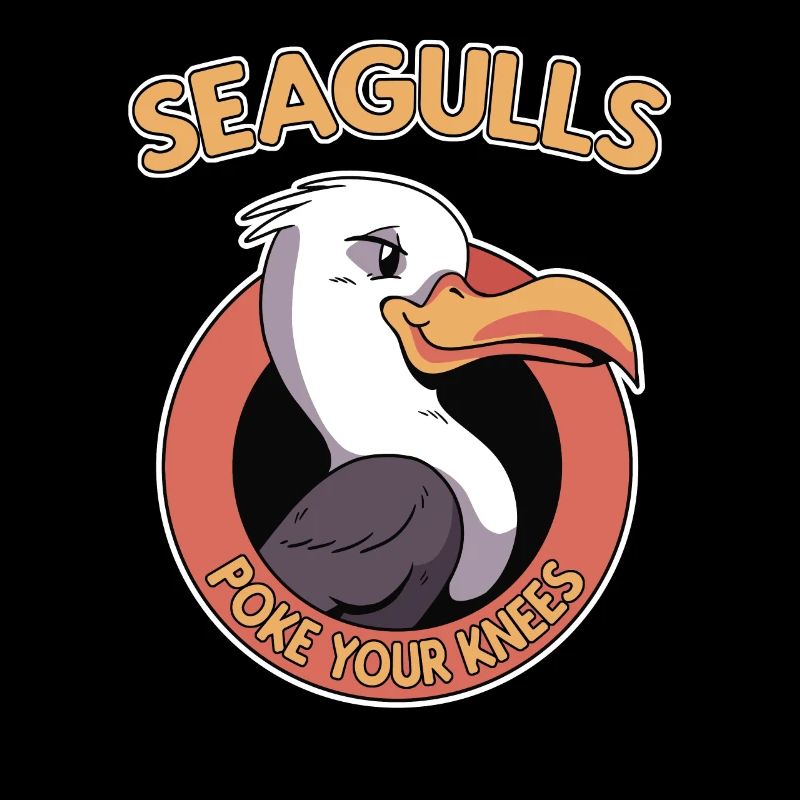 Seagulls Poke Your knees Möwe Seemöwe
