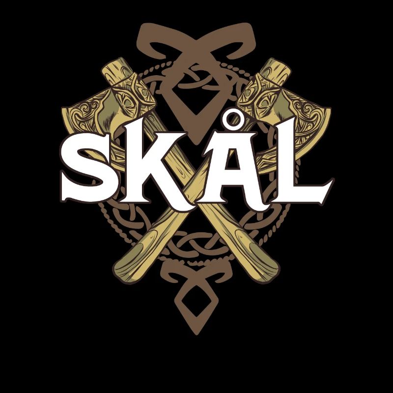 Skal Skol Wikinger Trinkspruch Met