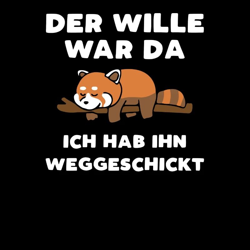 The Will Was There Lazy Red Panda