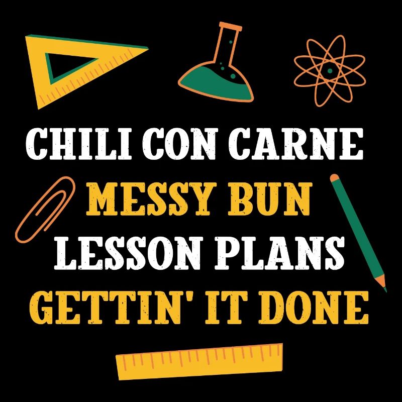Chili Con Carne Messy Bun Plans de leçon Drôle