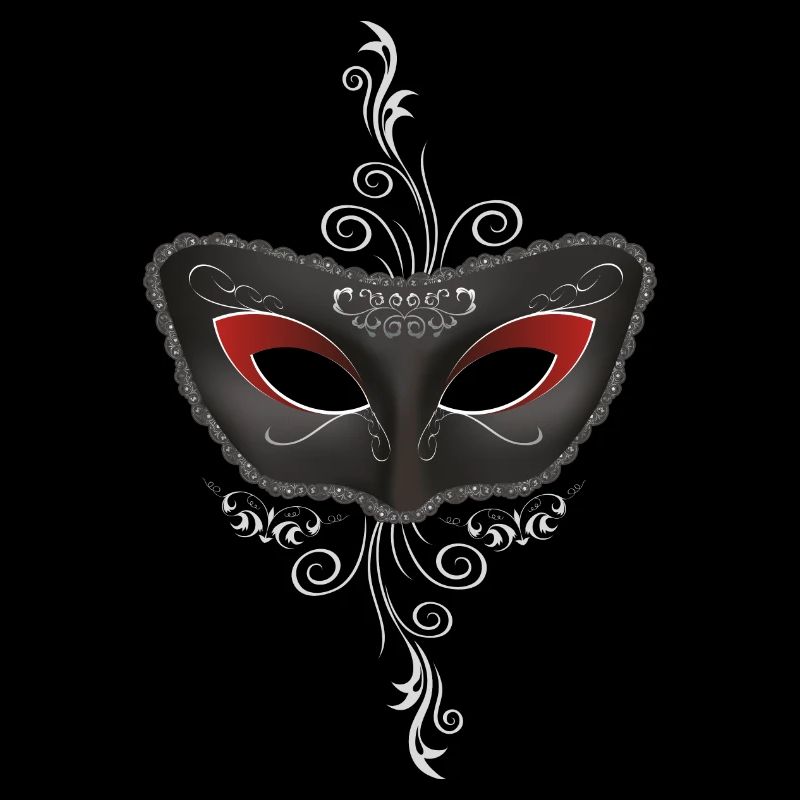 Costume de carnaval de carnaval pour masque pour les yeux des dames