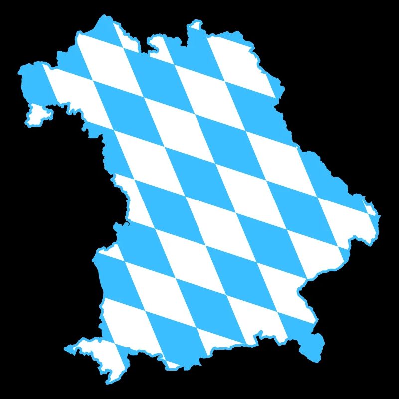 Bavaria diamant blanc bleu