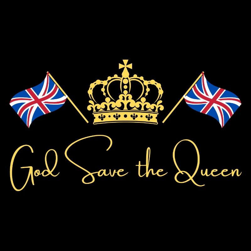 British Queen Coronation Camilla England Flag