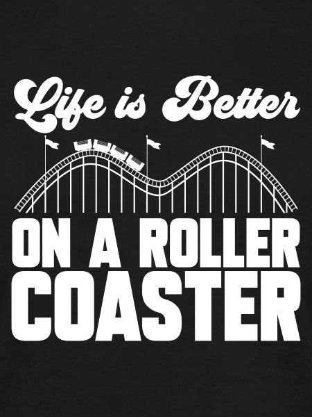 Achterbahn Rollercoaster Freizeitpark