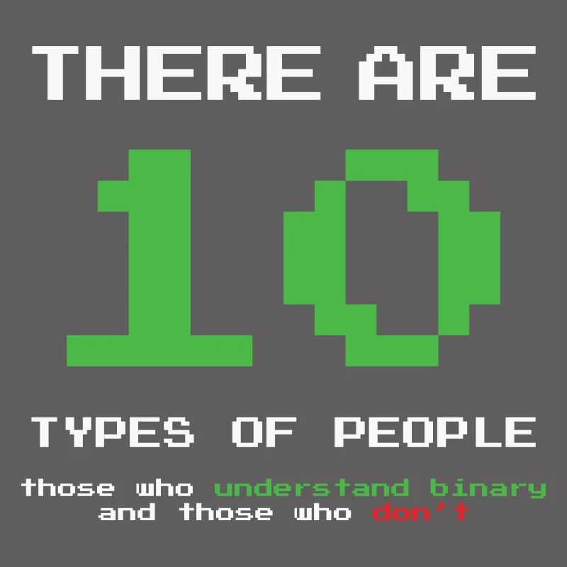 Il y a 10 types de programmeurs drôles