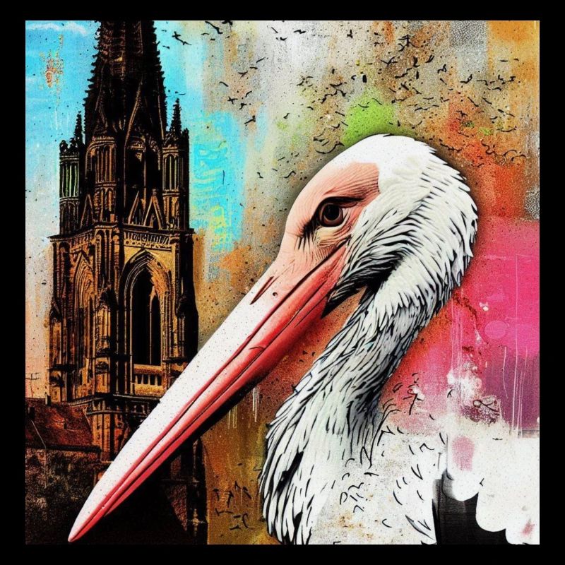 Stork Cathedral Strasbourg