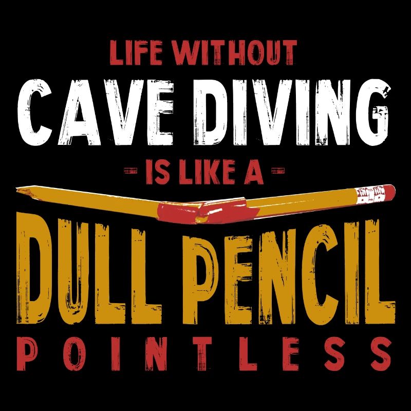 La vie sans plongée en grotte est comme un crayon terne