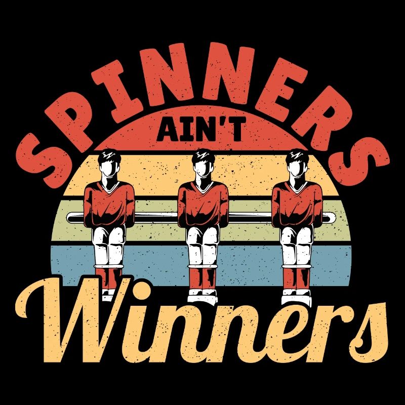 Spinners Ain't Winners Retro Foosball