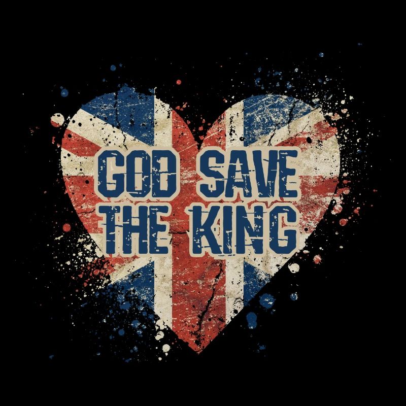 British King Coronation Charles England Flag
