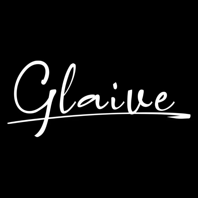 Glaive Signature Blanc