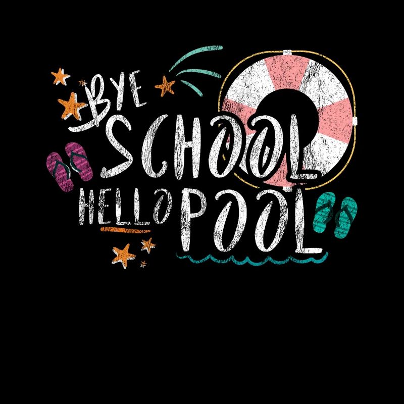 Au revoir l'école Hello Pool Gift School Summer
