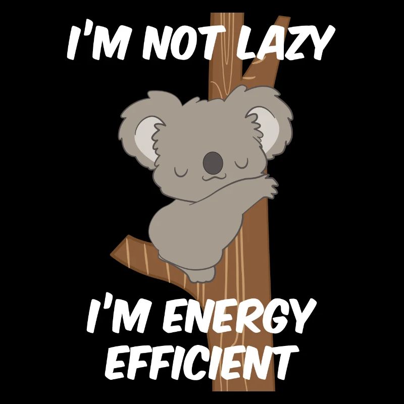 Koala - Koalas - T-shirt Koala - Lazybear - Lazy