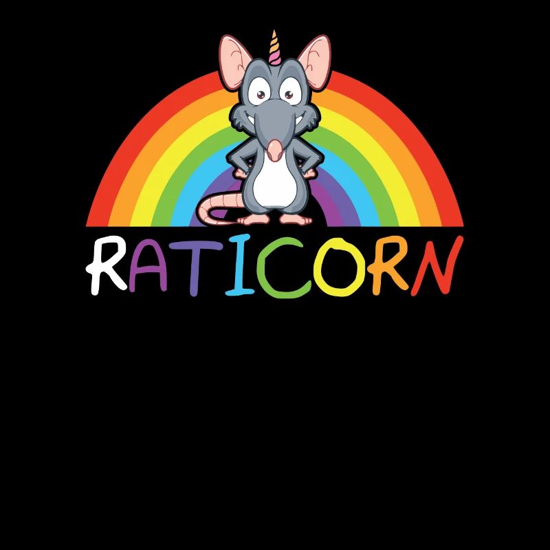 Raticorn Ratte Einhorn Geschenk