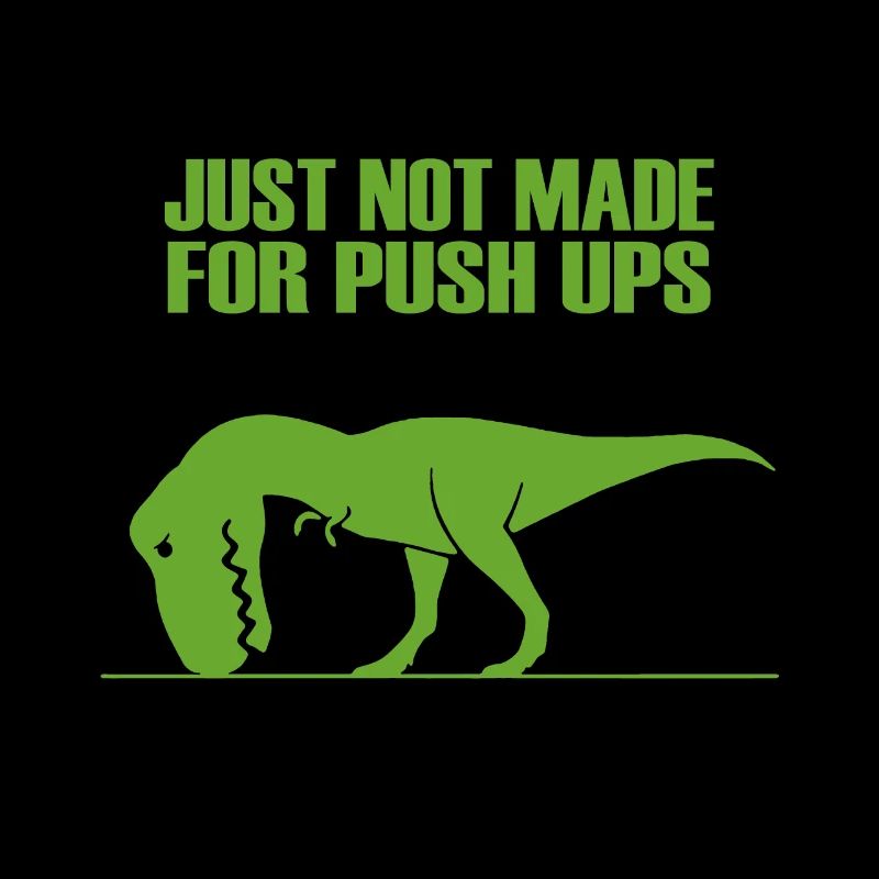 T rex pas comme push ups gym amusant drôle