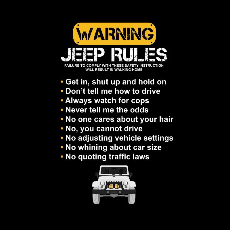 Warning Jeep Rules