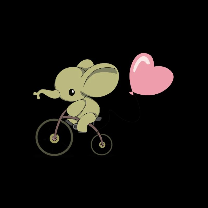 Éléphant à vélo