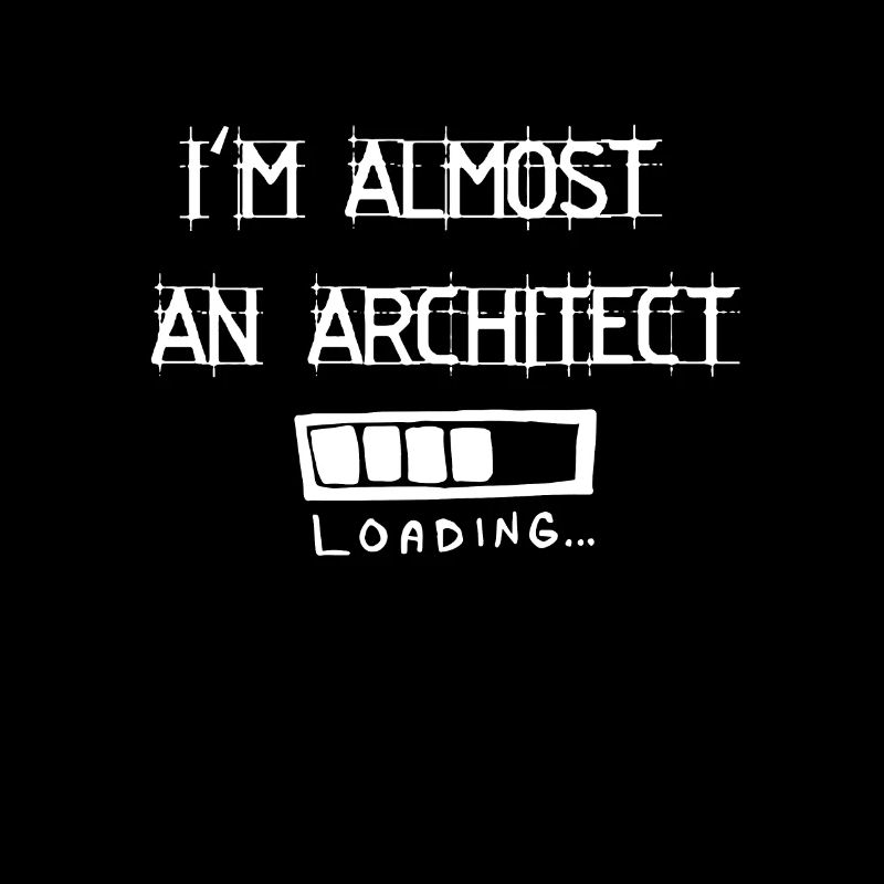 Fast ein Architekt, der Geschenk lädt