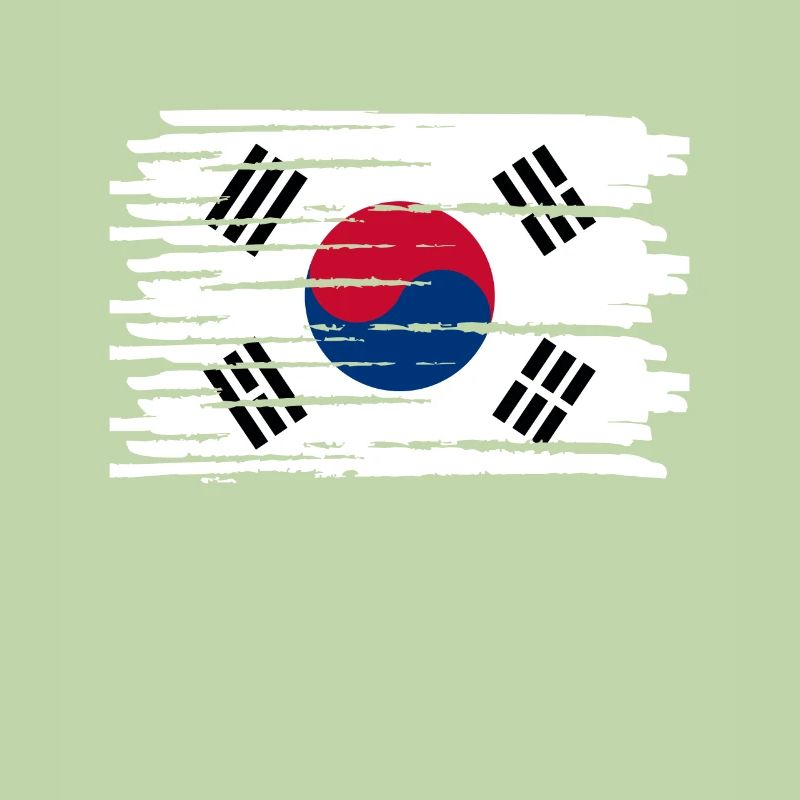 Corée du Nord Corée du Sud Asie cadeau drapeau