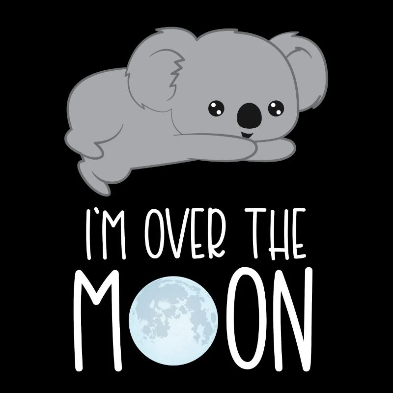 Koala – Koalabär – Koalafan – Geschenk - Mond