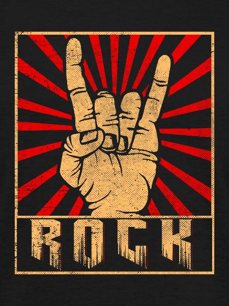 Rockband Rocker Horns Finger Zeichen