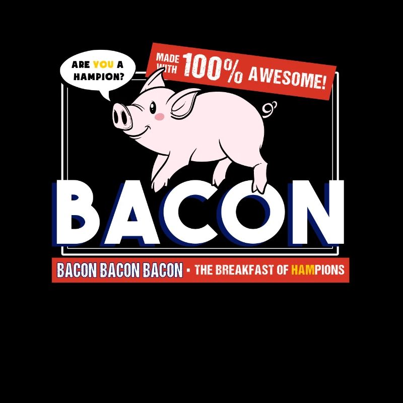 Ham Bacon Pig Barbeque BBQ BBQ