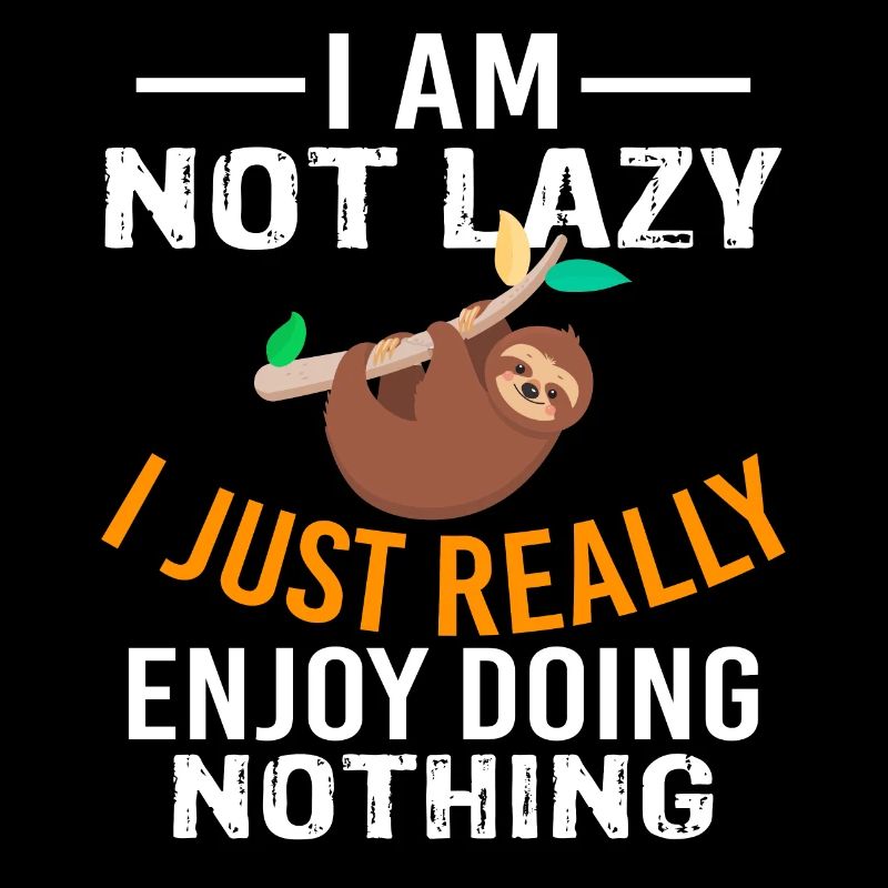 I am not lazy