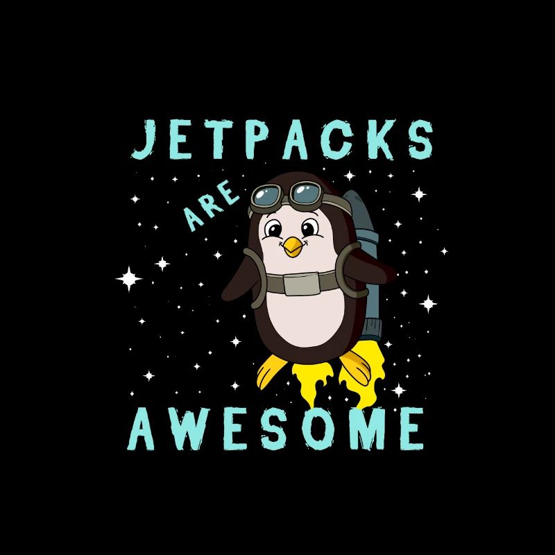 Jetpacks are super penguin bird rocket boosters