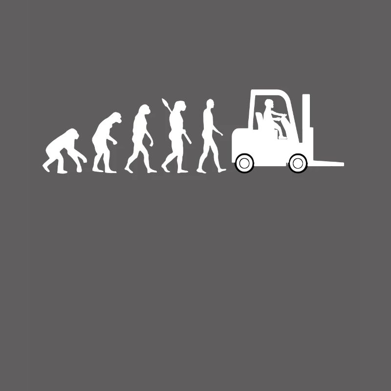 Gabelstapler Staplerfahrer Evolution Entwicklung T