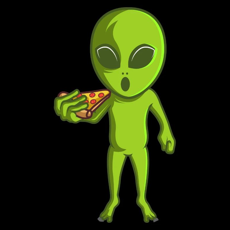 Alien Pizza Alien Martian