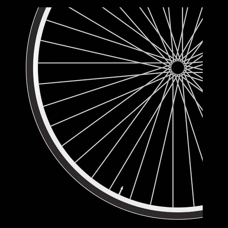 Bicycle tire cutout