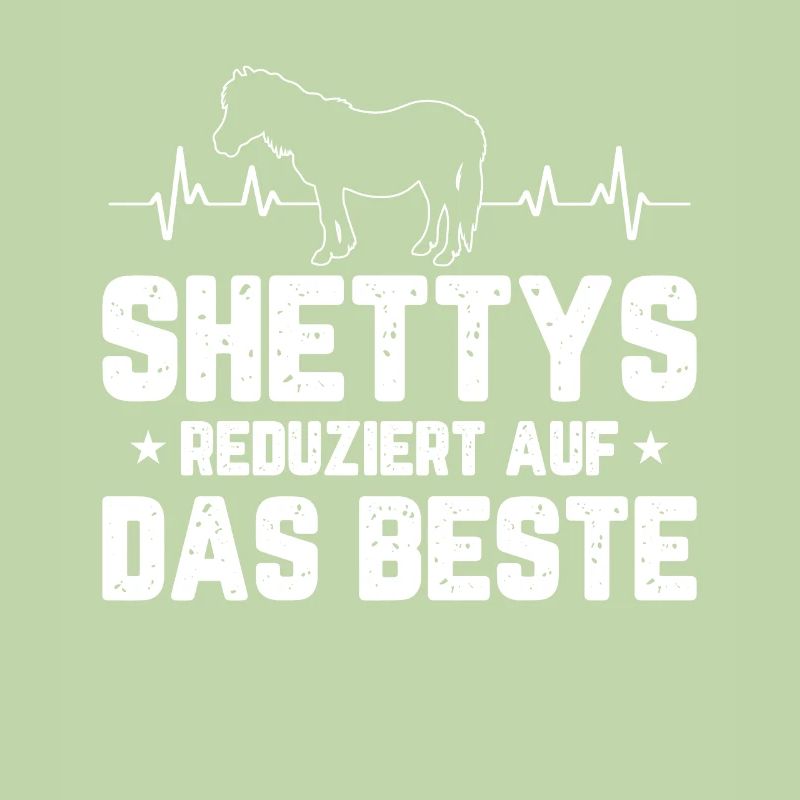 Witziger Shetty Pferd Spruch