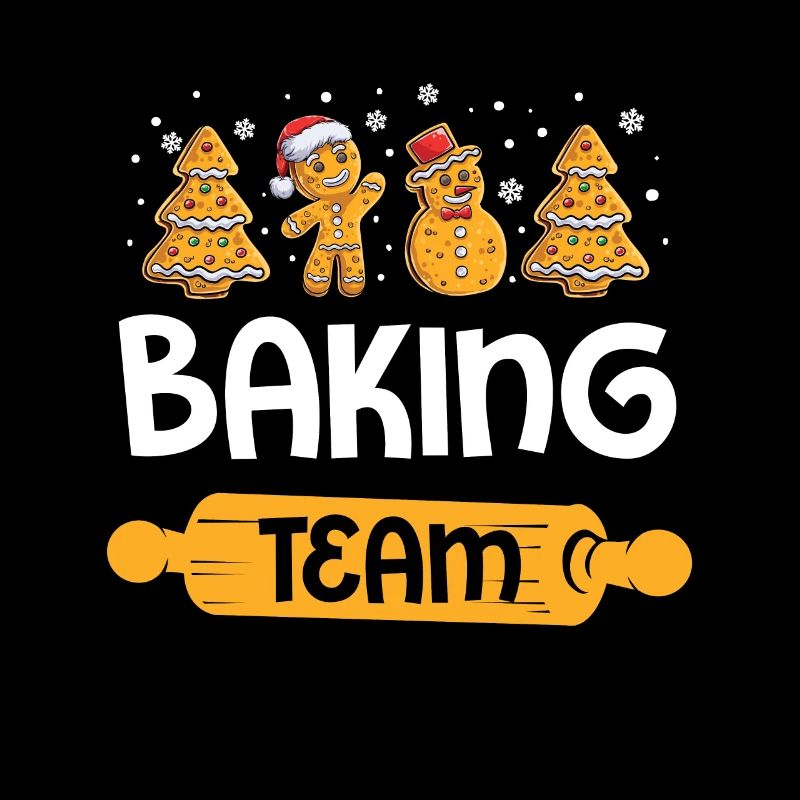 Back Team Bäcker Weihnachten Baking Lebkuchen Plät
